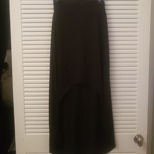 High low maxi skirt